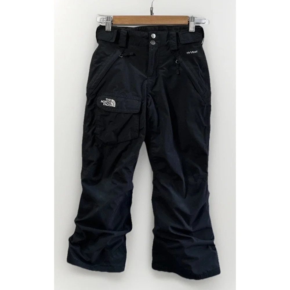 THE NORTH FACE Boys HYVENT Cargo Snow Ski Pants Sz Med 10/12 Outgrow Legs‎
